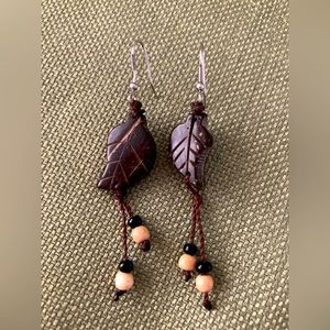 HAND 🤚🇵🇷MADE Wood Earrings